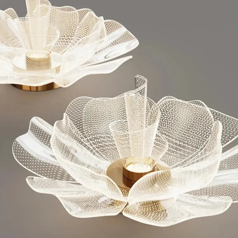 Flower Ceiling Light Bedroom Entrance Hallway Dining Room Lighting Fixture