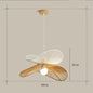 Wabi Sabi Rattan Chandelier Retro LED Weaving Pendant Lamp