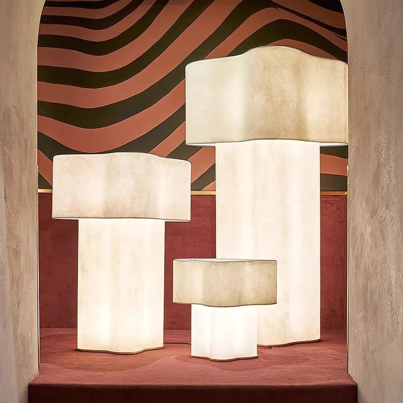 Nuvola Cloud Pendant Lamp Creative LED Fabric Hanging Chandelier