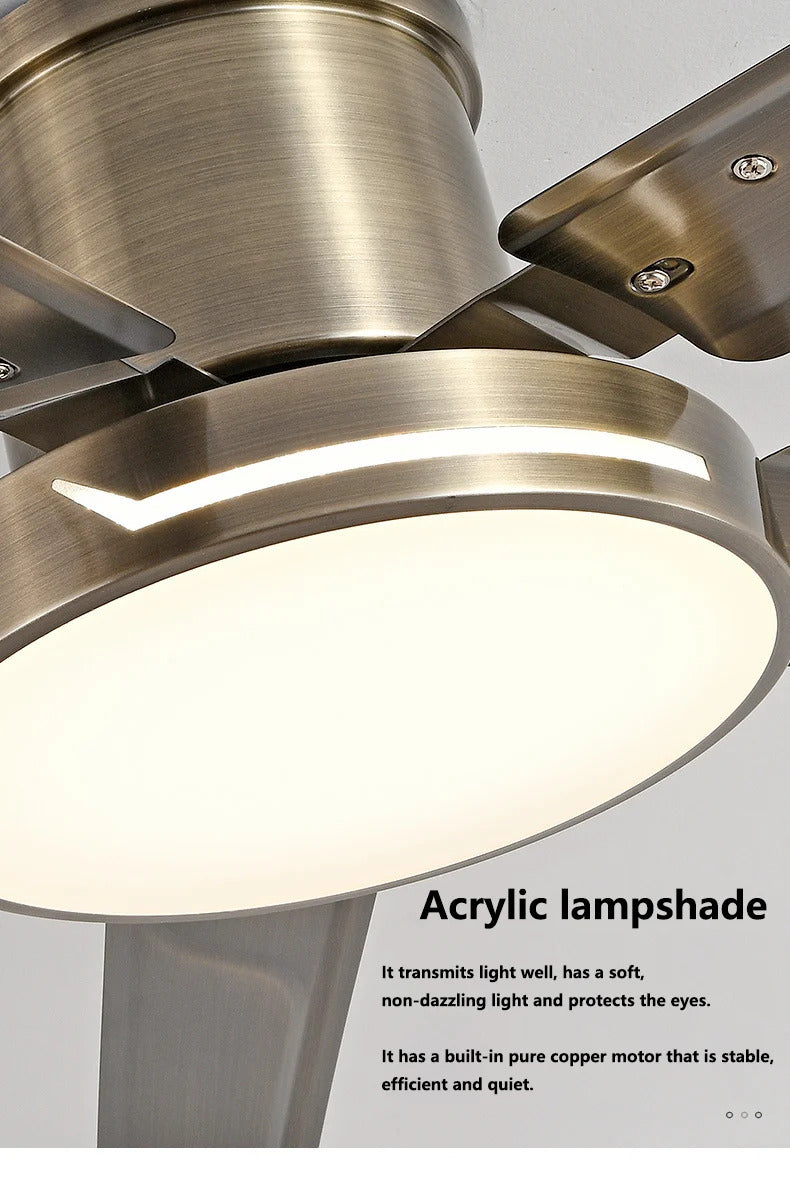 42/52-inch low-floor ceiling fan with pure copper motor fan