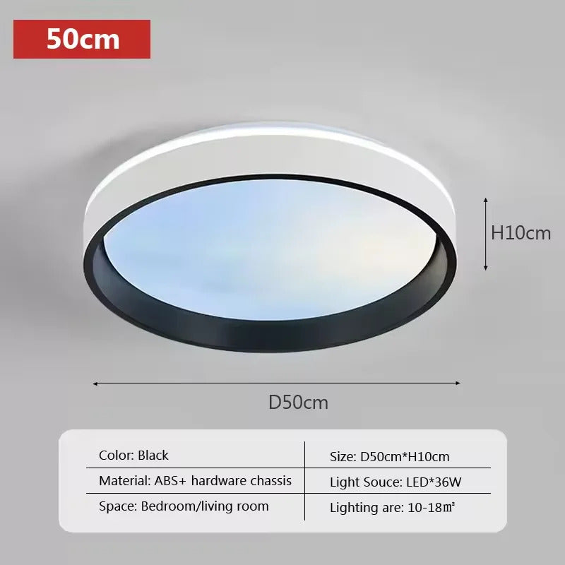 Blue sky ceiling light Kids room semi flush mount ceiling light