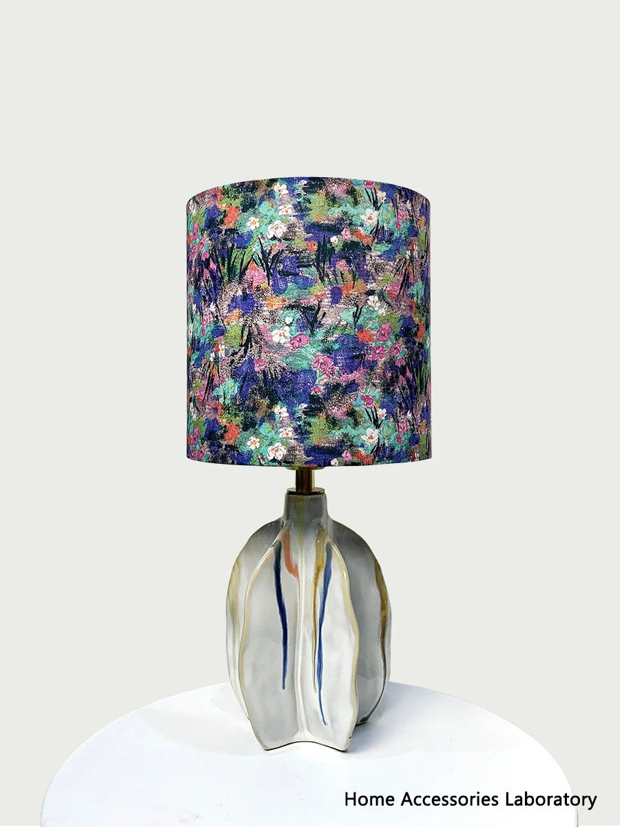 New Modern Color Blocking Art Carambola Ceramics LED Table Lamp Romantic Home Lighting Decoration Bedroom Study Desk Lights