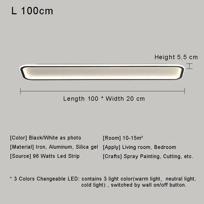 Modern with Remote Control Dimmable Flush Mount Bedroom Living Room Ceiling Light