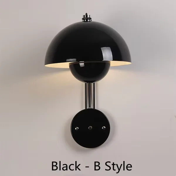 Nordic colorful Bud Wall Lamps Mushroom cute wall sconce bedside night light