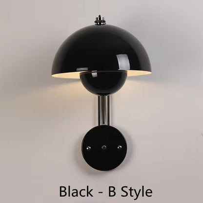 Nordic colorful Bud Wall Lamps Mushroom cute wall sconce bedside night light