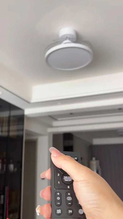 Ceiling Fan With Light Modern Remote Smart Invisible Ceiling Fan Bedroom Lamp