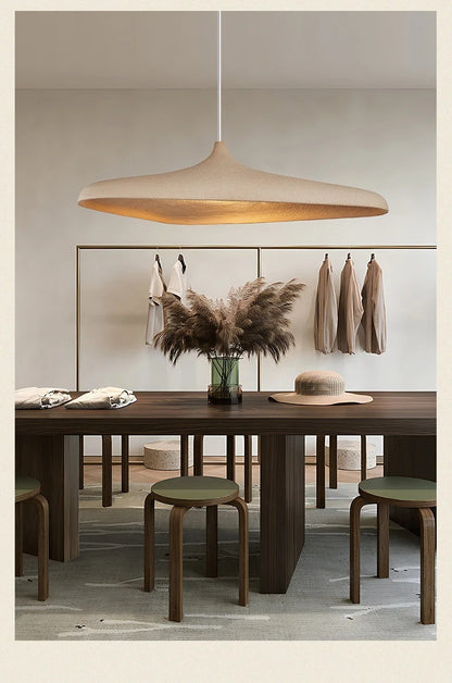 Candeeiro suspenso japonês Wabi Sabi em LED, candelabro de luxo para sala de jantar, bar, sala de estar, decoração da casa, candeeiro suspenso nórdico.