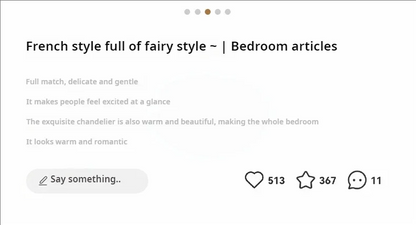 French Flower Crystal Chandelier Lamp Luxury Pink Glass Cream Petal Pendant Lights Living Room Bedroom Dining Room lighting