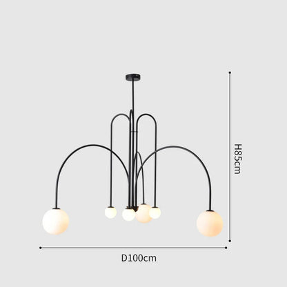 Nordic Minimalist Pendant Light Living Room Restaurant Lamp