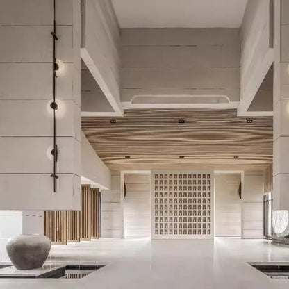 Alabaster Vertical Wall Lamp Modern Mable Wall Art Black Led Acrylic Circle Wall Lamp