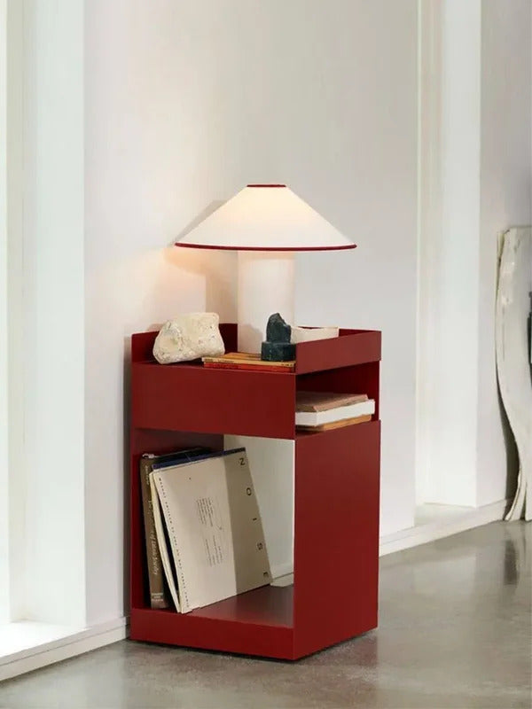 Japanese Wabi-sabi Retro Mushroom Desk Lights LED E14 Fabric Art Decorative Table Lamp Living Room Study Bedroom Bedside Sofa