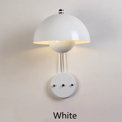 Nordic colorful Bud Wall Lamps Mushroom cute wall sconce bedside night light