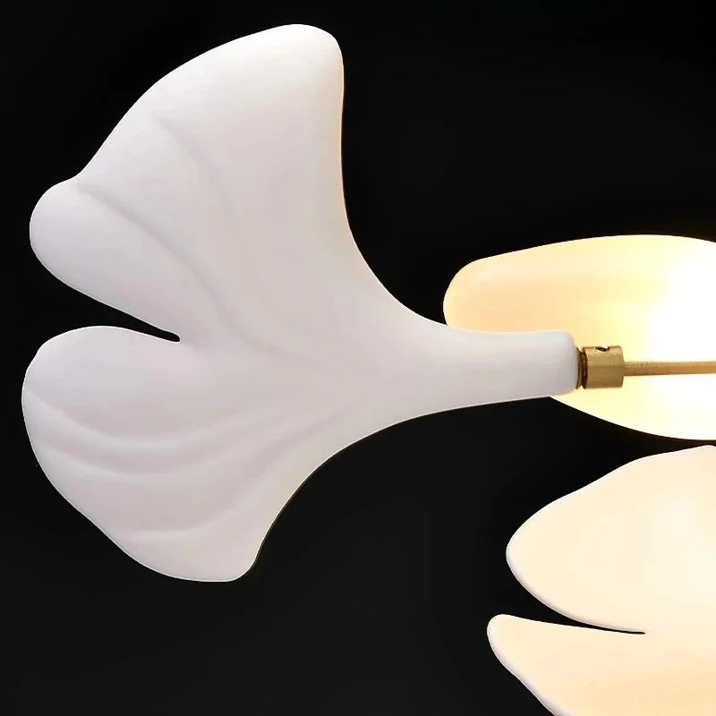 White Long Chandelier
