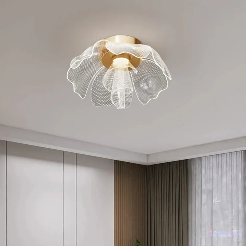Flower Ceiling Light Bedroom Entrance Hallway Dining Room Lighting Fixture