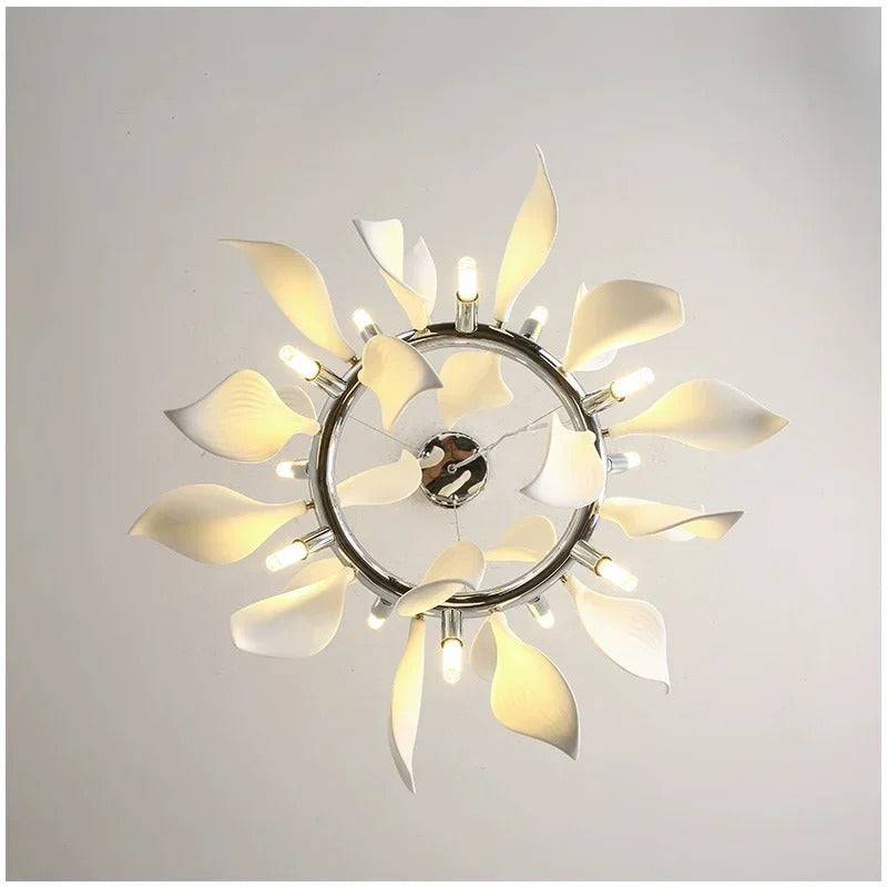 Nordic Petal chandelier Luxury Ceramic Pendant Lamp