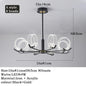 Acrylic LED Chandeliers modern retro lamp hanging