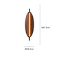 Thula leaf Wall Lamp Nordic Long minimalist wall light Japanese Wood Grain sconce