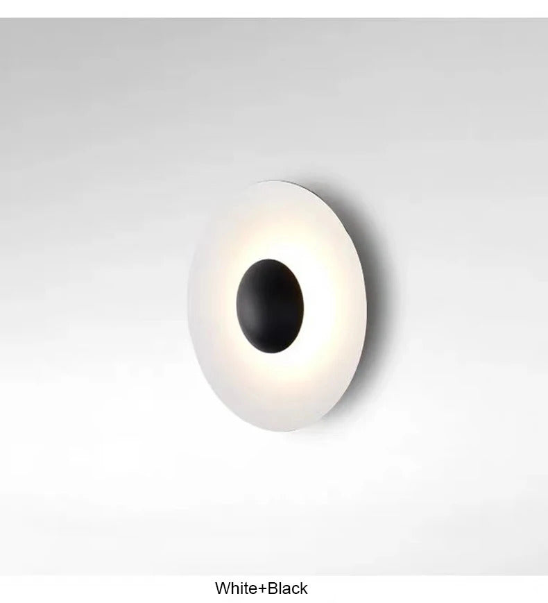 Modern grain LED Wall lamp Nordic round staircase Aisle Corridor Background Sconce light