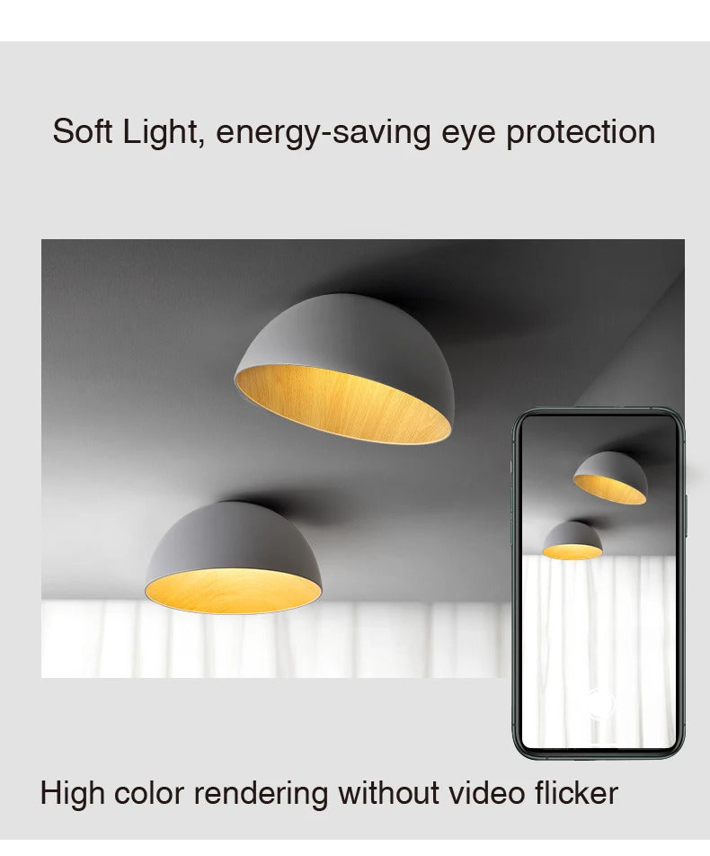 Nordic Wooden Ceiling Chandelier Modern Duo Ceiling Light