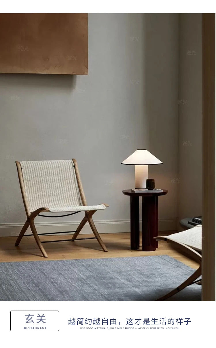 Japanese Wabi-sabi Retro Mushroom Desk Lights LED E14 Fabric Art Decorative Table Lamp Living Room Study Bedroom Bedside Sofa