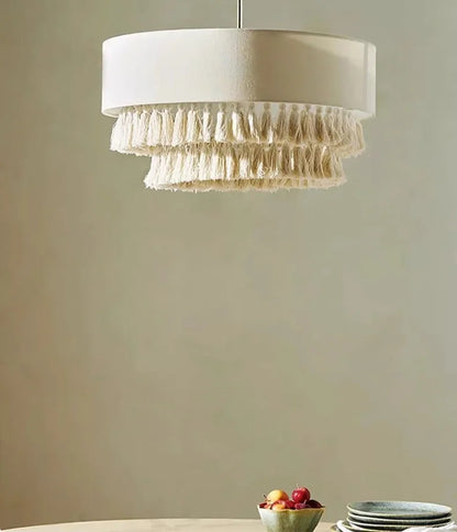 Bohemian Fabric Pendant Lamp Living Room Bedroom lighting