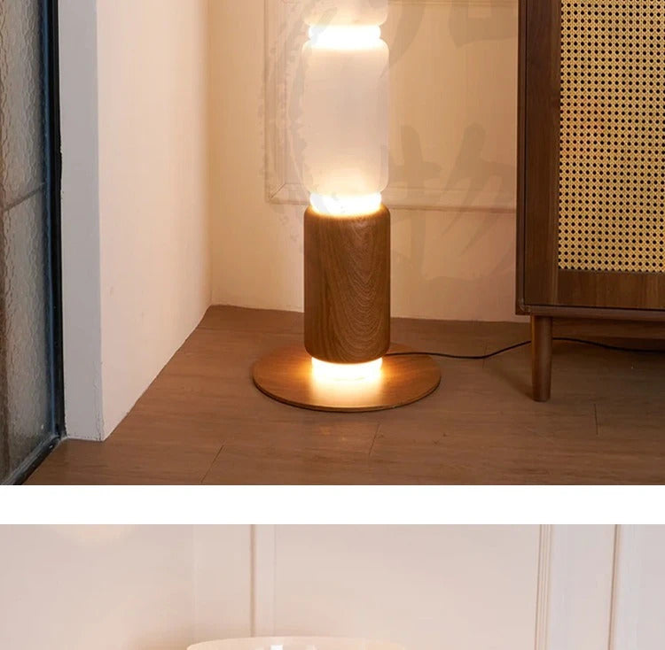 Italy Design LED Floor Lights Heavy Glass Modern Bright Floor Lamps