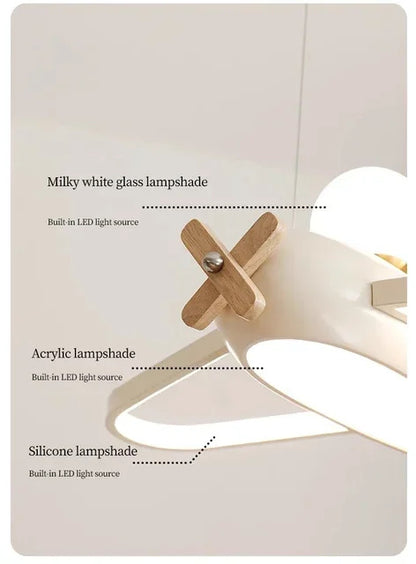 Creative Airplane Lamps Modern Children's Room Chandelier