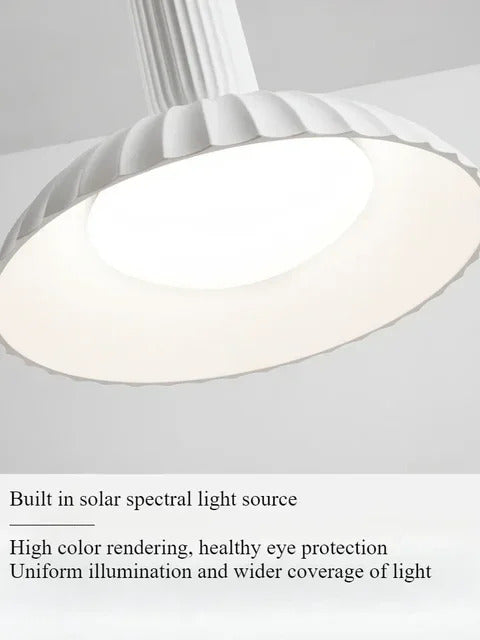 French Gypsum Pendant Light Nordic Designer Restaurant Chandelier