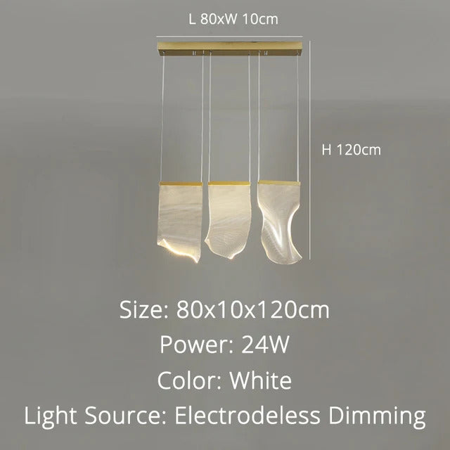 Rinkle Suspended Lights Modern Guide stairwell Chandelier