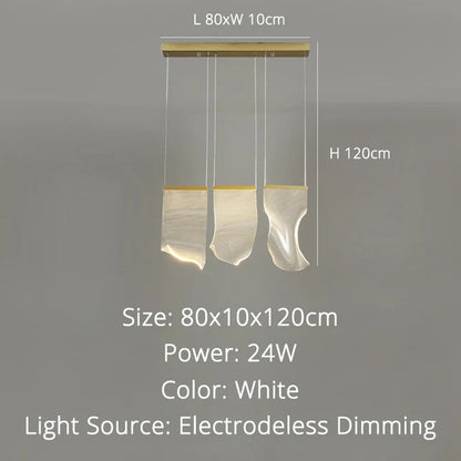 Rinkle Suspended Lights Modern Guide stairwell Chandelier
