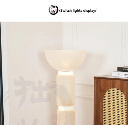 Italy Design LED Floor Lights Heavy Glass Modern Bright Floor Lamps