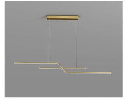 Modern geometric pendant light Led Home suspension metal