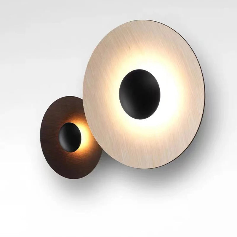 Modern grain LED Wall lamp Nordic round staircase Aisle Corridor Background Sconce light