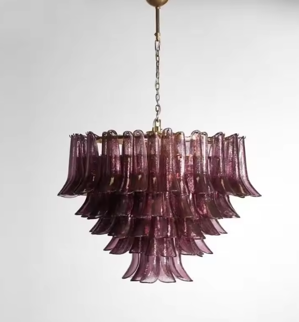 Glass Petals Chandelier 
