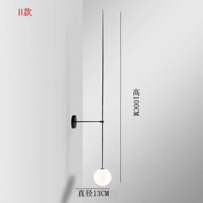 Nordic Iron geometric Line Pendant lamp Black Gold Iron U Line Chandelier