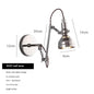 Bauhaus vintage silver wall lamp American Industrial Minimalist Adjustable wall lighting