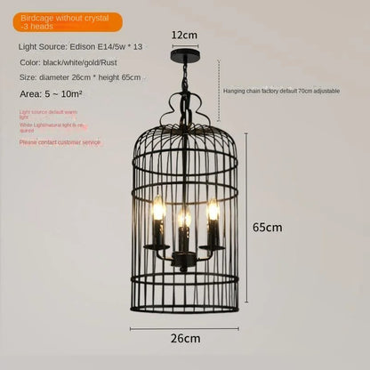 Retro Wrought Iron Chandelier Rustic Orb Chandelier