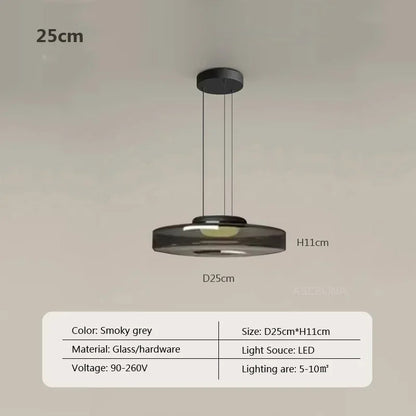 Nordic LED Glass Chandelier for Restaurant Bedroom Dining Room Table Glass Pendant Lights  Home Decoration