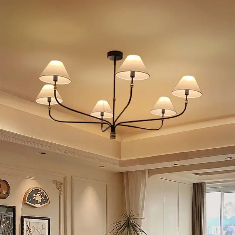 Mid century chandelier Bedroom dining room lighting