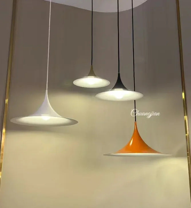 Modern French Designer LED Pendant Light for Dining Table Study Lamp Nordic Danish Restaurant Bar Counter Simple Decor Lighting