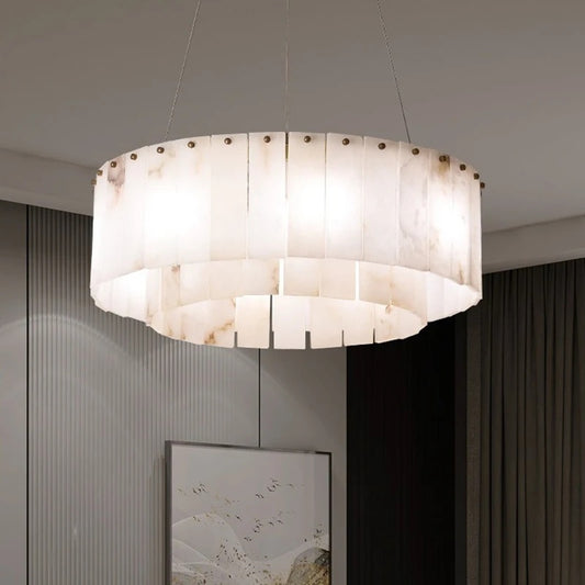 Rock Alabaster Chandelier 