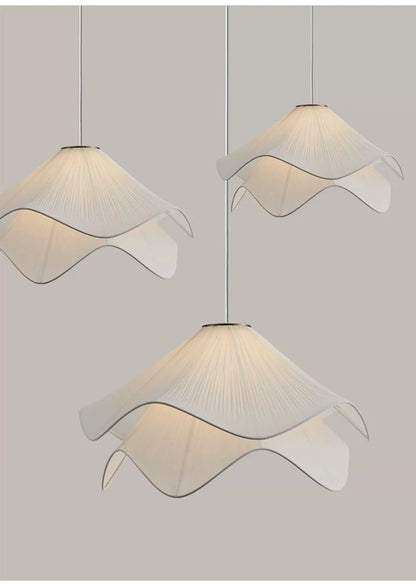 Lia Pendant lamp Nordic white fabric pendant light