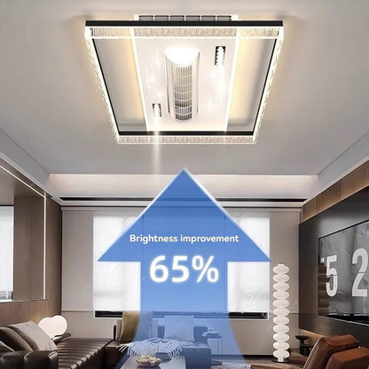 Ceiling Fan Light Invisible Bladeless Ceiling Lamp With Remote Control