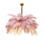 Ostrich Feather Chandelier Decor hall light