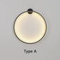 Nordic Minimalist Circle Background LED Wall Lamp Modern sofa background wall lights