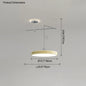 Dining table light modern chandelier Round Reading Desk Light