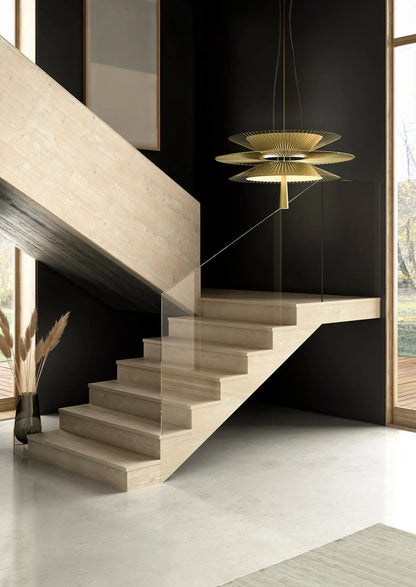 Vintage Gravity Origin Chandelier Luxury Metal lustre suspension black amd gold light for Living Dining Room kitchen island Lamp