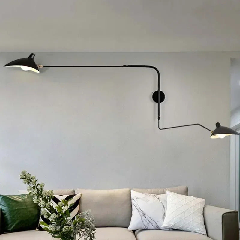 Industrial Long Pole Swing Wall lamp Nordic Spider ceiling Light Minimalist wall Sconce