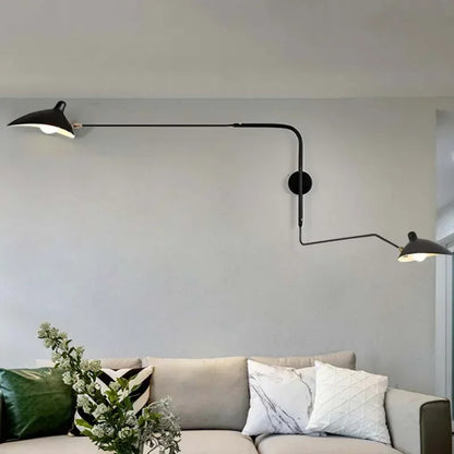Industrial Long Pole Swing Wall lamp Nordic Spider ceiling Light Minimalist wall Sconce