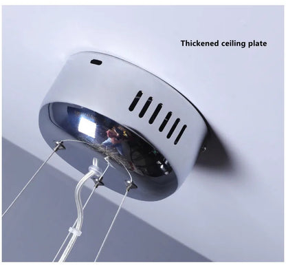 Luxury Stainless Steel Chandelier Modern Chrome LED Firefly Ceiling Chandelier